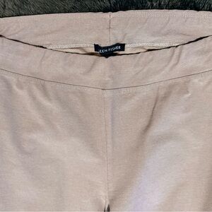 Eileen Fisher Taupe Stretch Crepe Pants